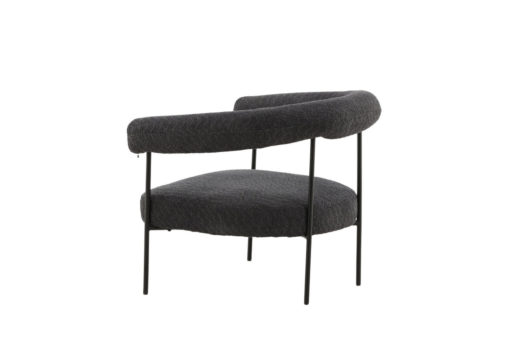 Vind Hökåsen x Josefin Lustig - Arm Chair - Dark Grey Boucle
