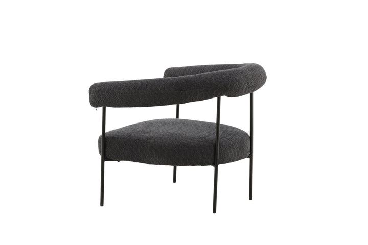 Vind Hökåsen x Josefin Lustig - Arm Chair - Dark Grey Boucle
