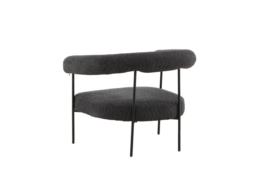 Vind Hökåsen x Josefin Lustig - Arm Chair - Dark Grey Boucle
