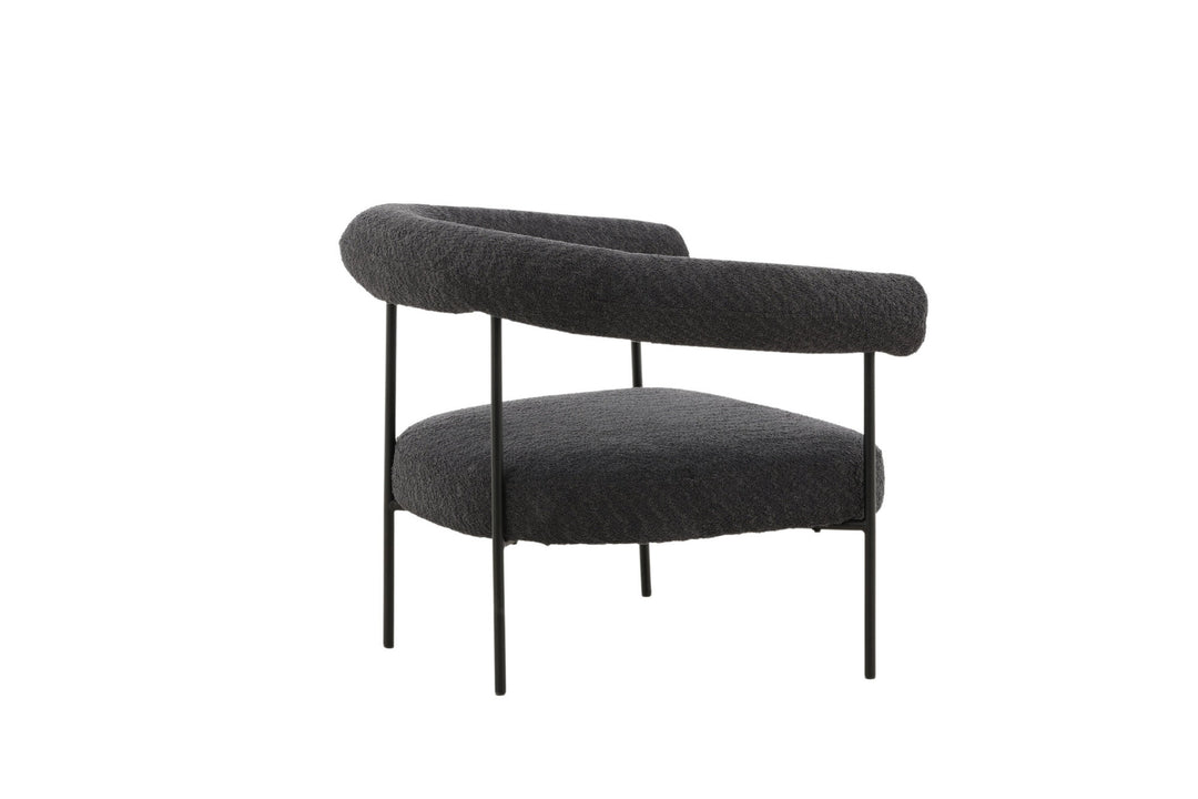 Vind Hökåsen x Josefin Lustig - Arm Chair - Dark Grey Boucle