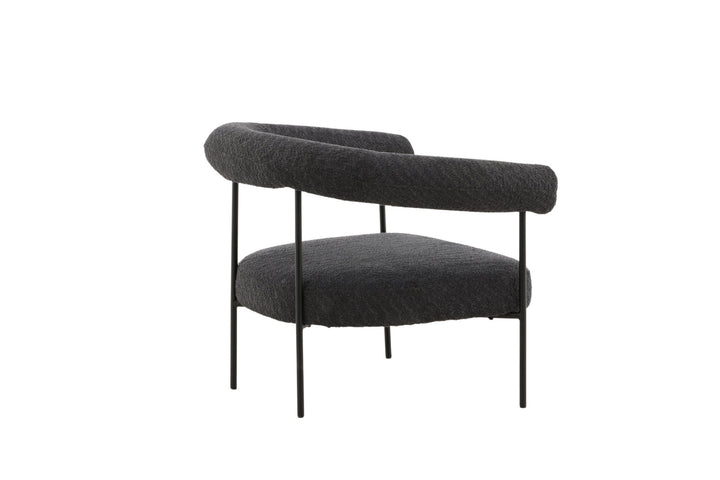 Vind Hökåsen x Josefin Lustig - Arm Chair - Dark Grey Boucle