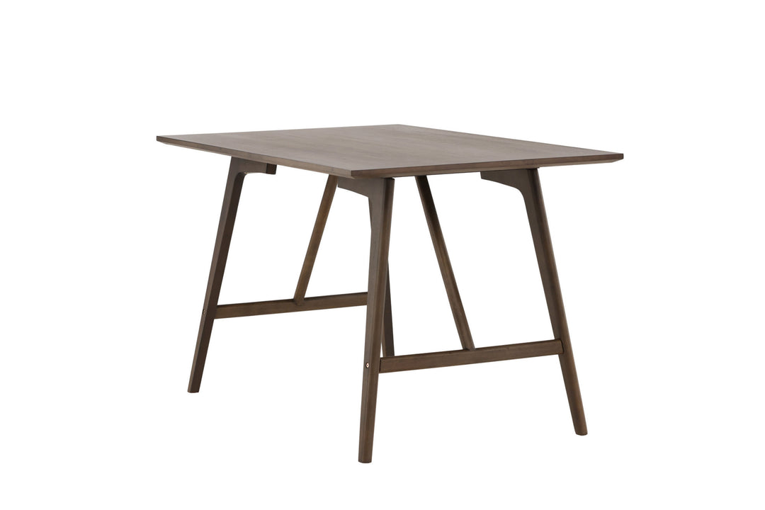 Venture Home Kaseidon Dining Table - Rubberwood / Dark Brown MDF