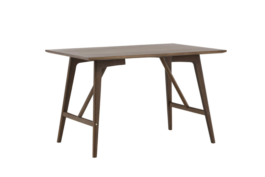Venture Home Kaseidon Dining Table - Rubberwood / Dark Brown MDF
