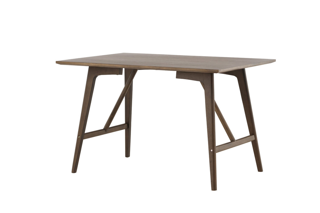 Venture Home Kaseidon Dining Table - Rubberwood / Dark Brown MDF