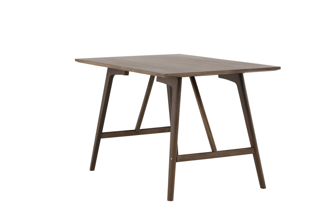 Venture Home Kaseidon Dining Table - Rubberwood / Dark Brown MDF