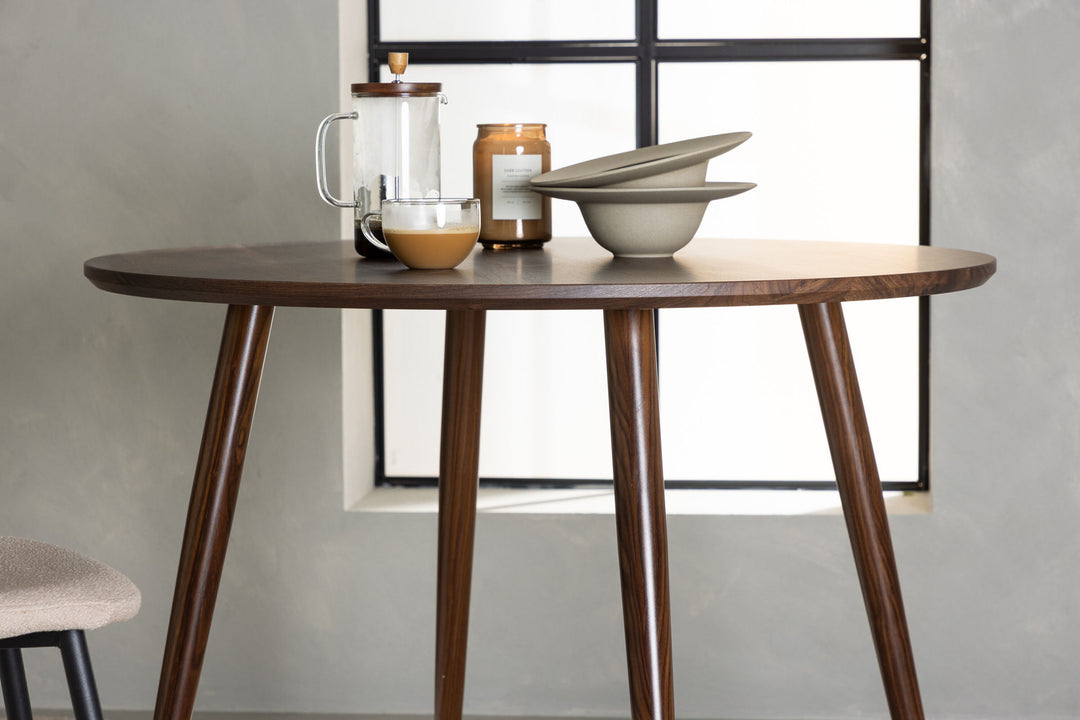 Venture Home Sanford - φ100*75 Dining Table - Dark Brown MDF