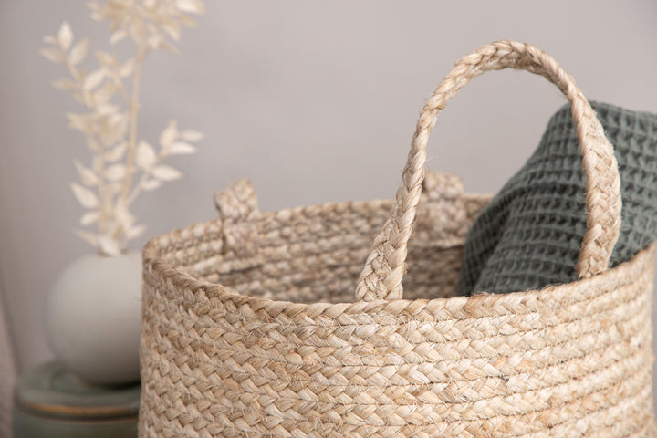 Venture Home Bhopal Jute - 28*ø35- -Round-White