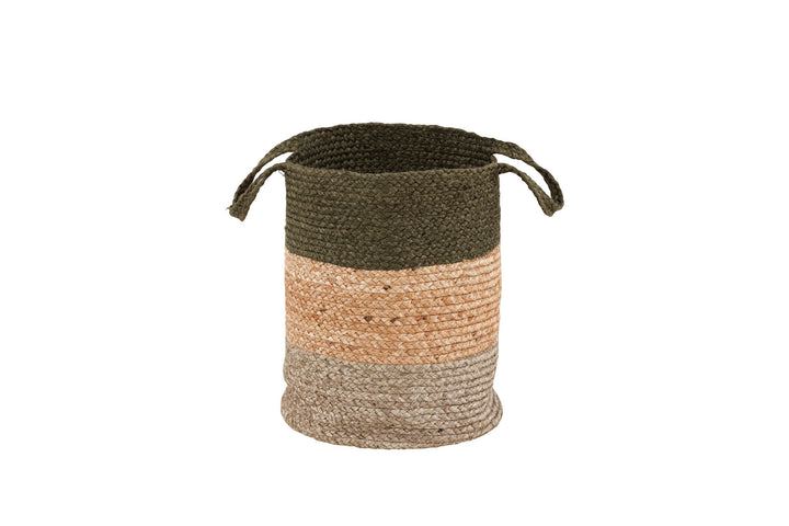 Venture Home Kanpur Jute - 45*ø35- -Round-Natural/Green