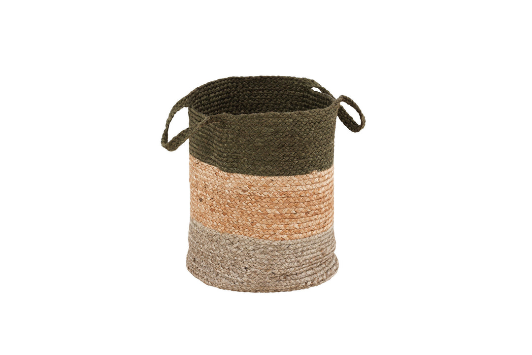 Venture Home Kanpur Jute - 45*ø35- -Round-Natural/Green