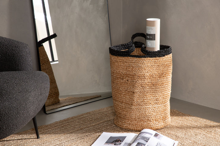 Venture Home Pune Jute - 50*ø35- -Round-Natural/Black