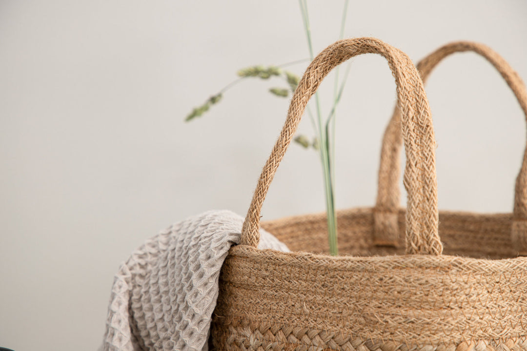 Venture Home Mumbai Jute - 24*ø32- -Round-Natural