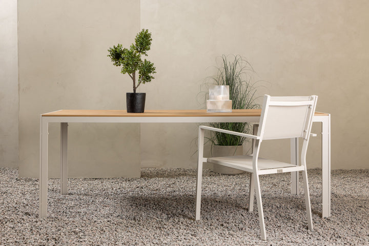 Venture Home Break Table 205*90 - Beige/Aintwood Teaklook