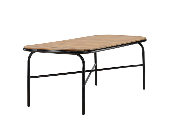 Venture Home Holmbeck Diningtable Steel - Black / Rectangular 90*200*75