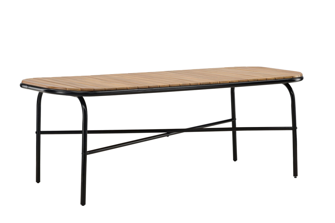 Venture Home Holmbeck Diningtable Steel - Black / Rectangular 90*200*75