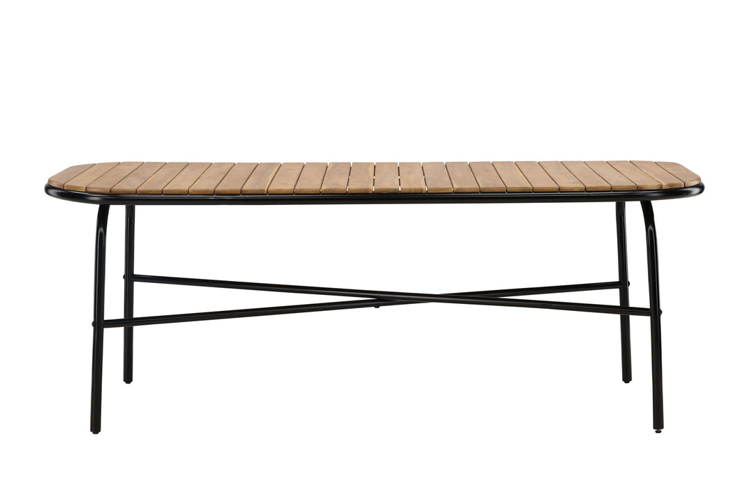 Venture Home Holmbeck Diningtable Steel - Black / Rectangular 90*200*75