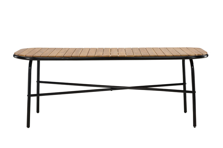 Venture Home Holmbeck Diningtable Steel - Black / Rectangular 90*200*75