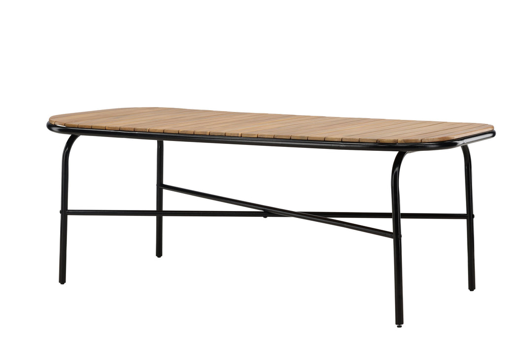 Venture Home Holmbeck Diningtable Steel - Black / Rectangular 90*200*75
