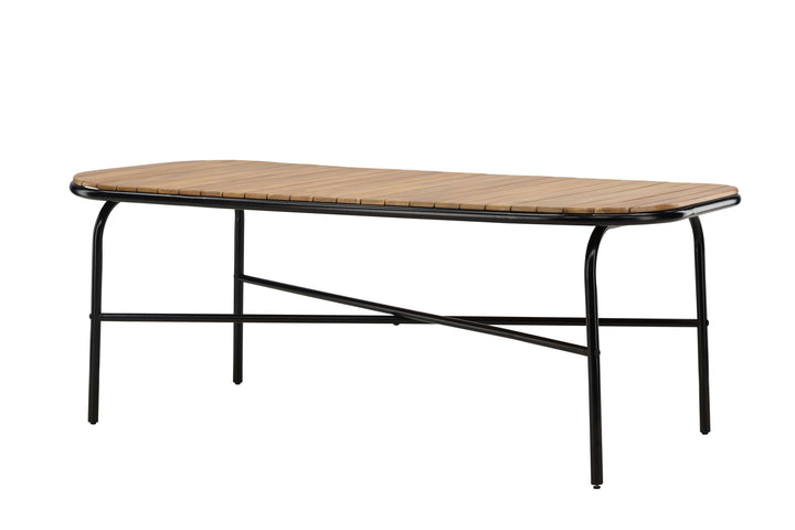 Venture Home Holmbeck Diningtable Steel - Black / Rectangular 90*200*75