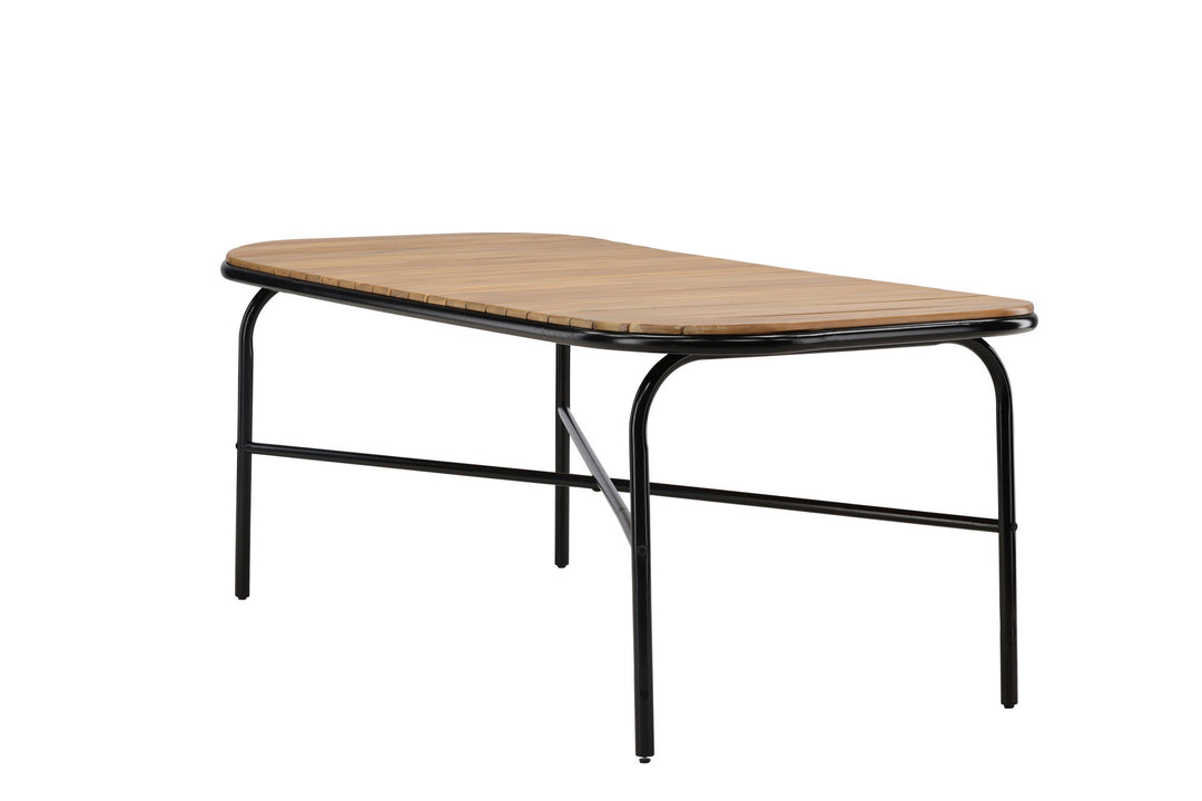 Venture Home Holmbeck Diningtable Steel - Black / Rectangular 90*200*75