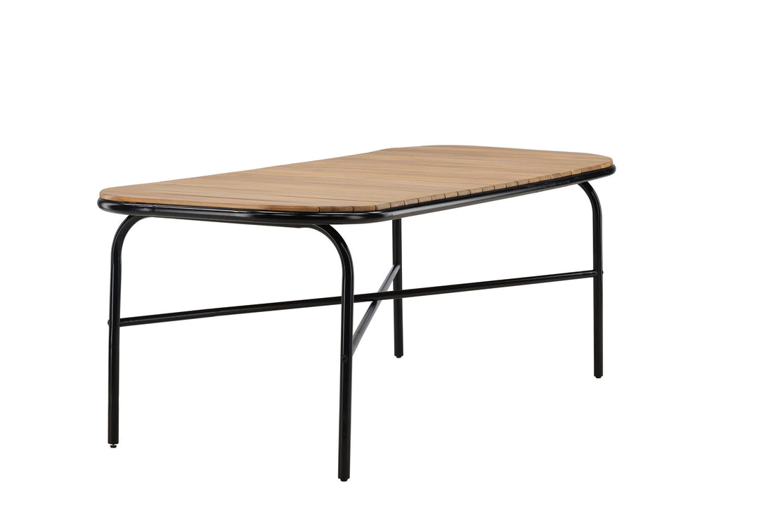 Venture Home Holmbeck Diningtable Steel - Black / Rectangular 90*200*75