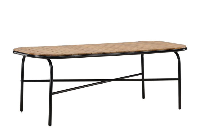 Venture Home Holmbeck Diningtable Steel - Black / Rectangular 90*200*75