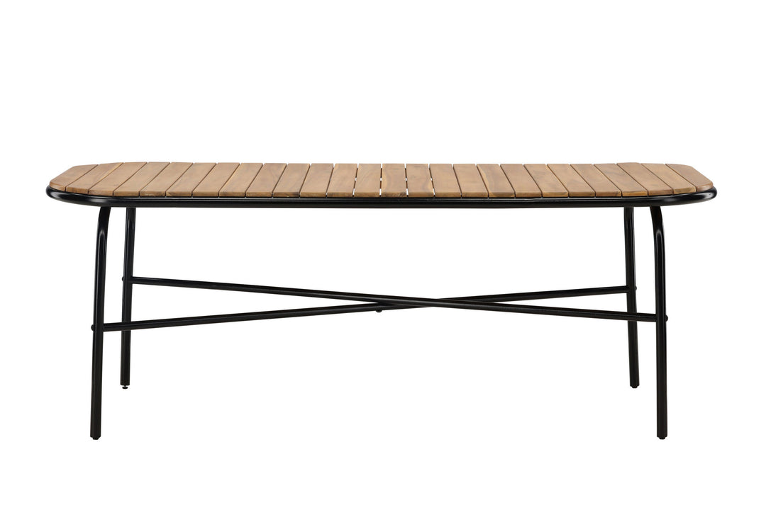 Venture Home Holmbeck Diningtable Steel - Black / Rectangular 90*200*75