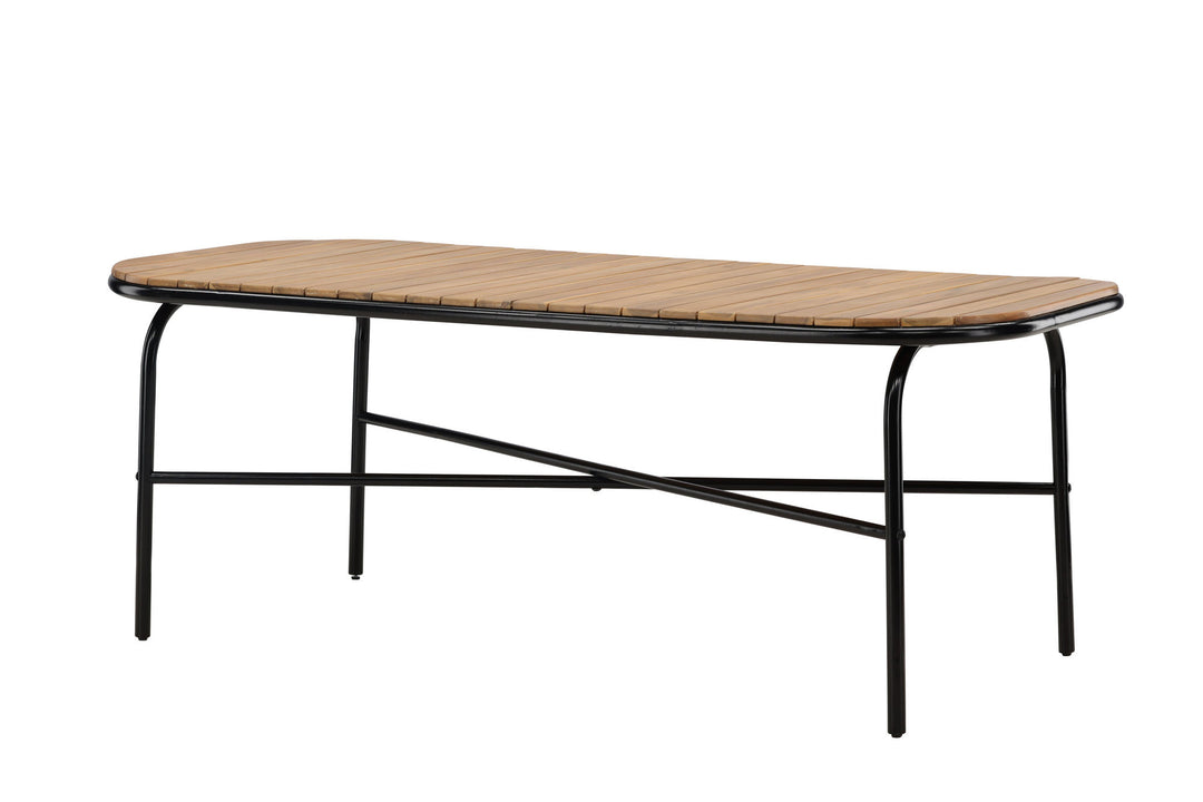 Venture Home Holmbeck Diningtable Steel - Black / Rectangular 90*200*75
