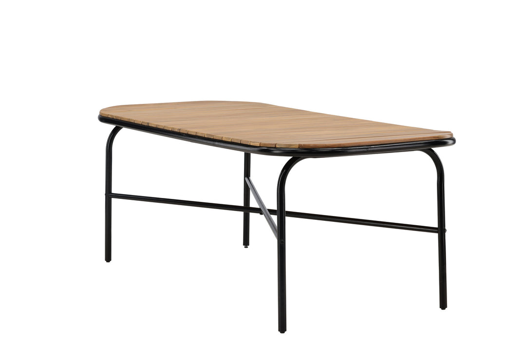 Venture Home Holmbeck Diningtable Steel - Black / Rectangular 90*200*75