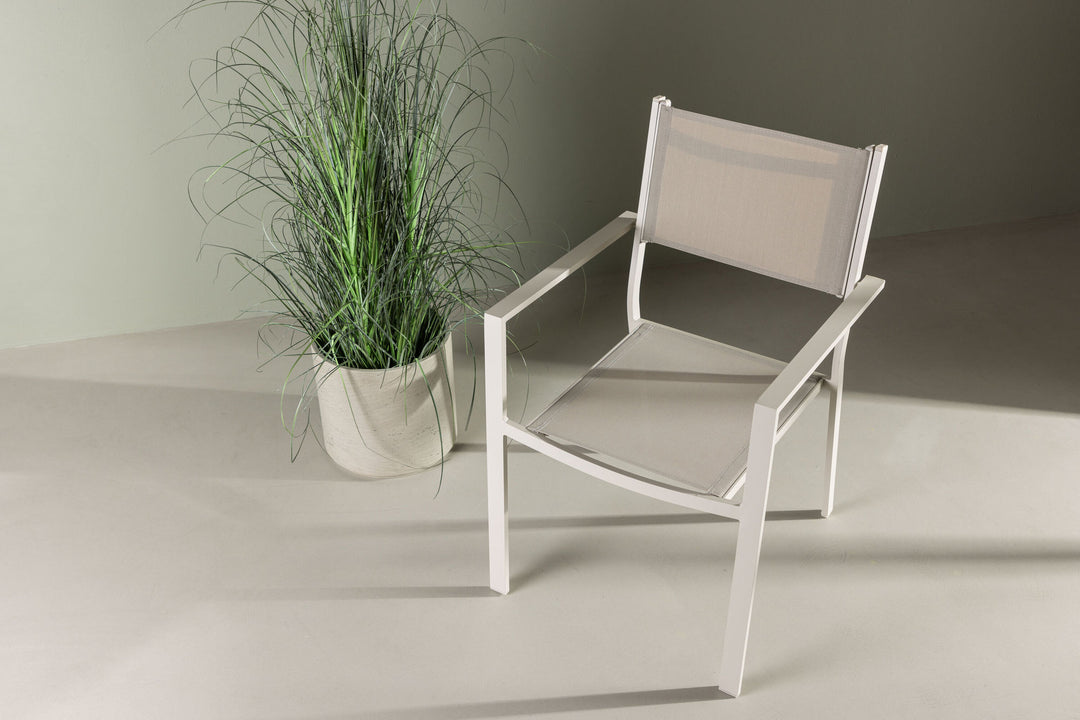 Venture Home Copacabana Stacking Chair 2-pack - Beige/Beige