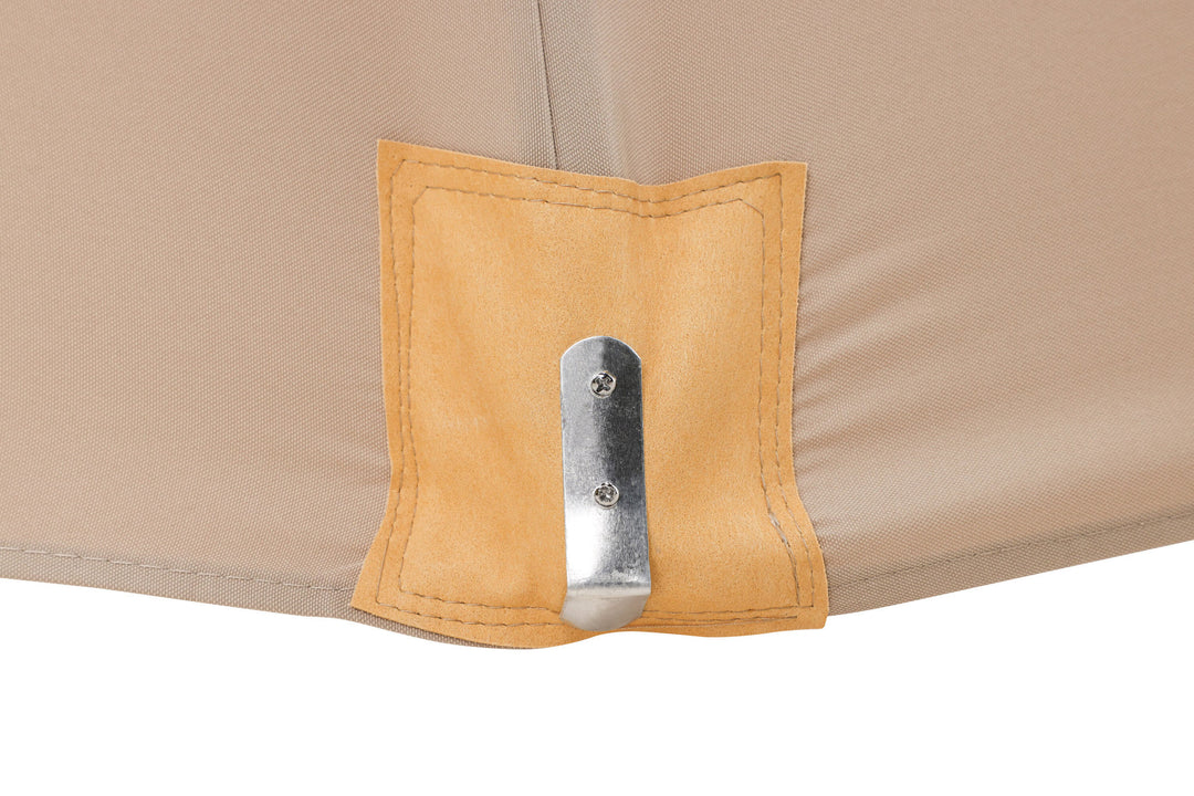 Venture Home Naxos Umbrella - 3*3m - Wood / Brown
