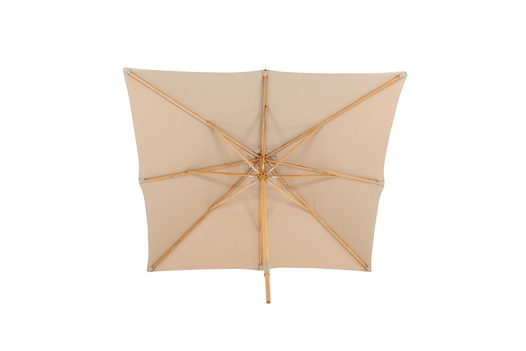 Venture Home Naxos Umbrella - 3*3m - Wood / Brown