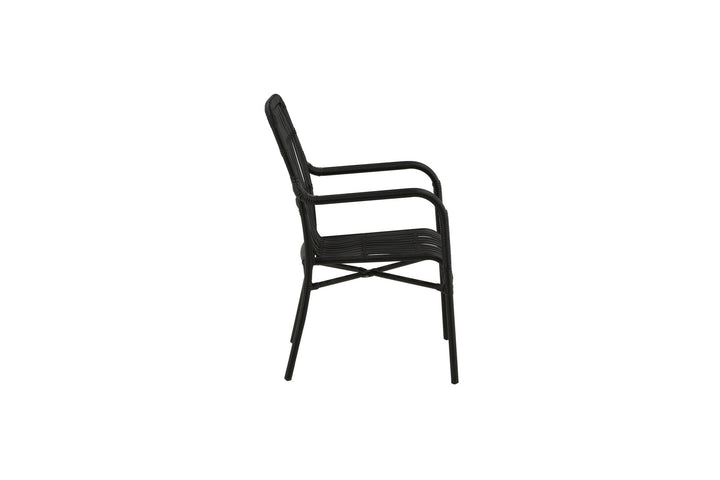 Venture Home Rizal Loungechair Alumnium - Black /
