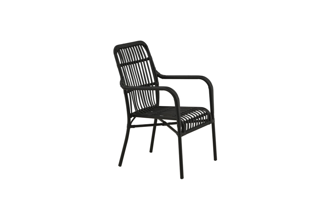 Venture Home Rizal Loungechair Alumnium - Black /