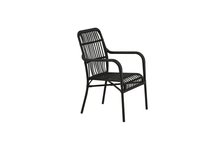 Venture Home Rizal Loungechair Alumnium - Black /