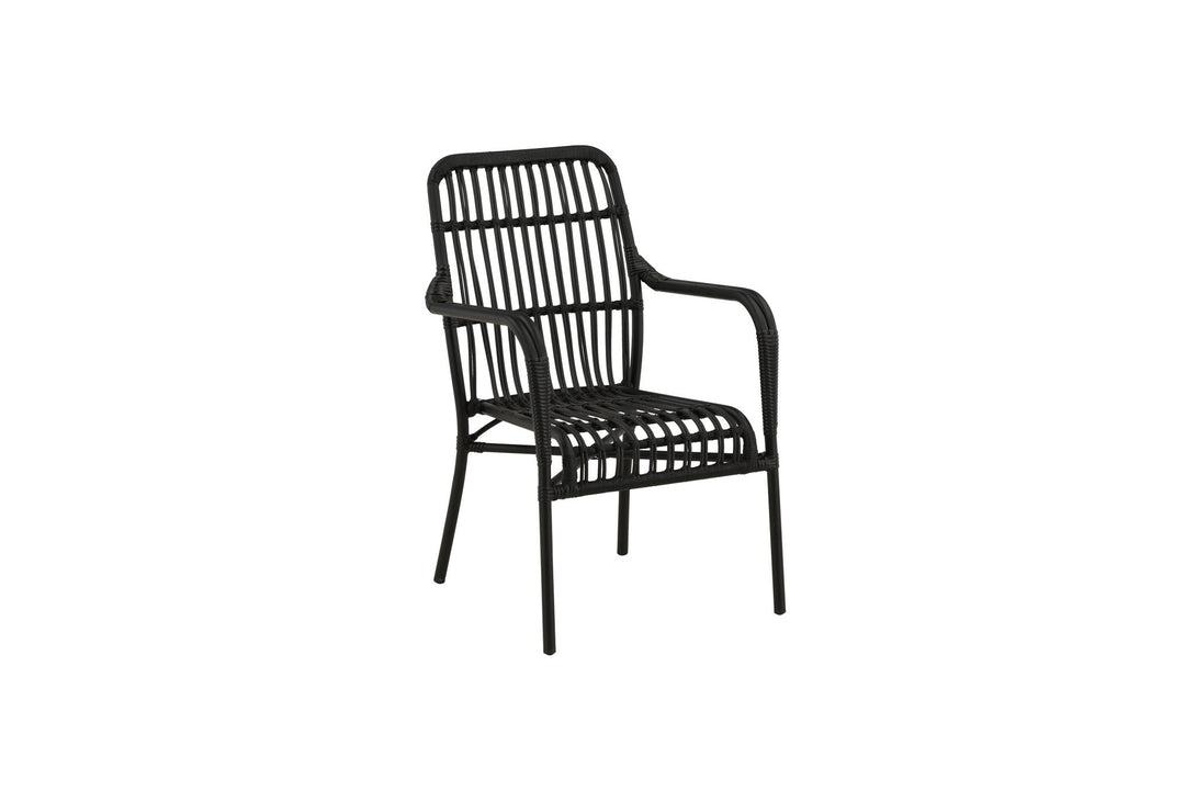 Venture Home Rizal Loungechair Alumnium - Black /
