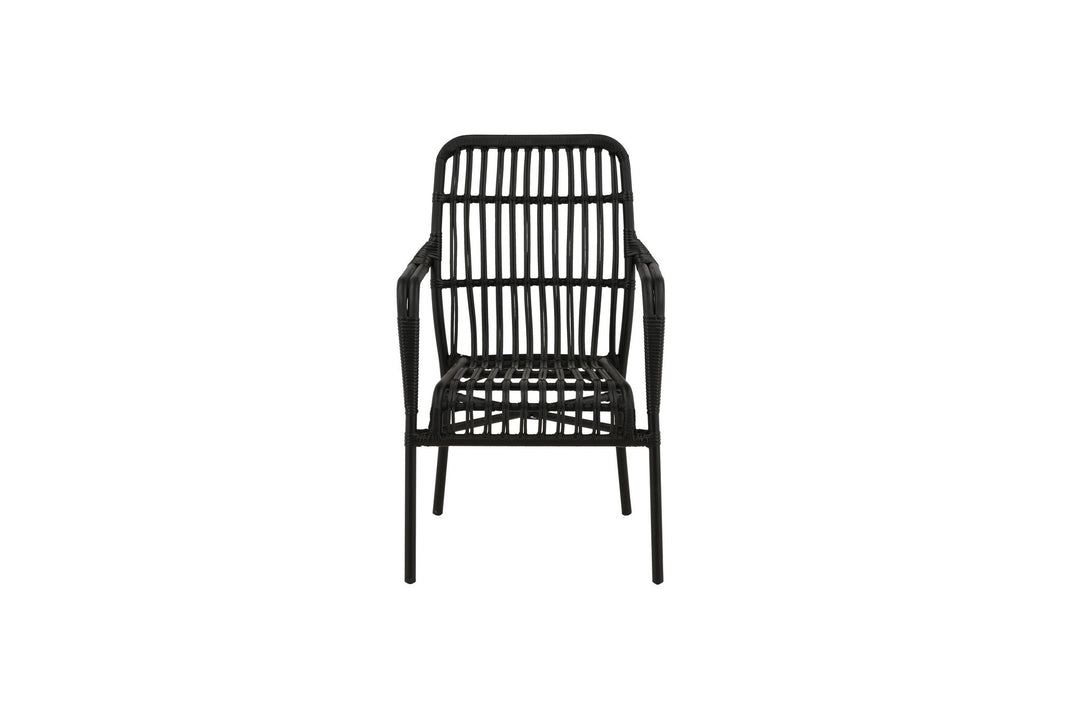 Venture Home Rizal Loungechair Alumnium - Black /