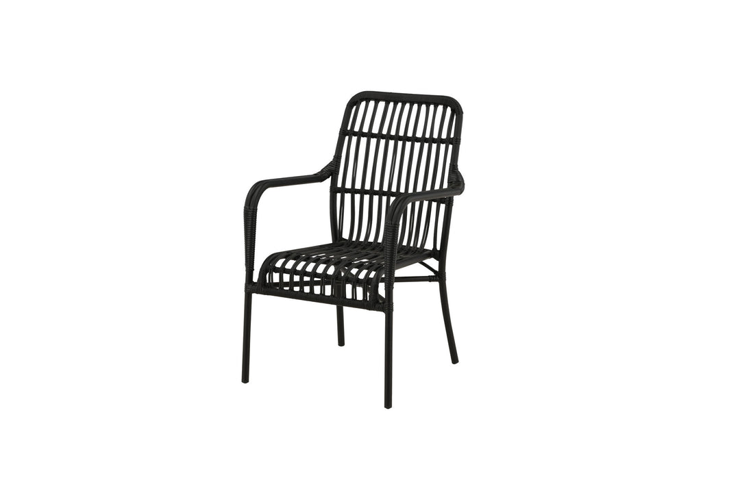 Venture Home Rizal Loungechair Alumnium - Black /