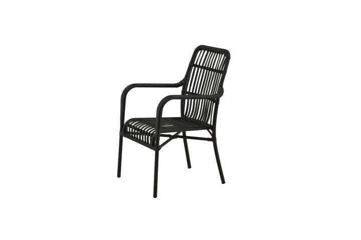 Venture Home Rizal Loungechair Alumnium - Black /