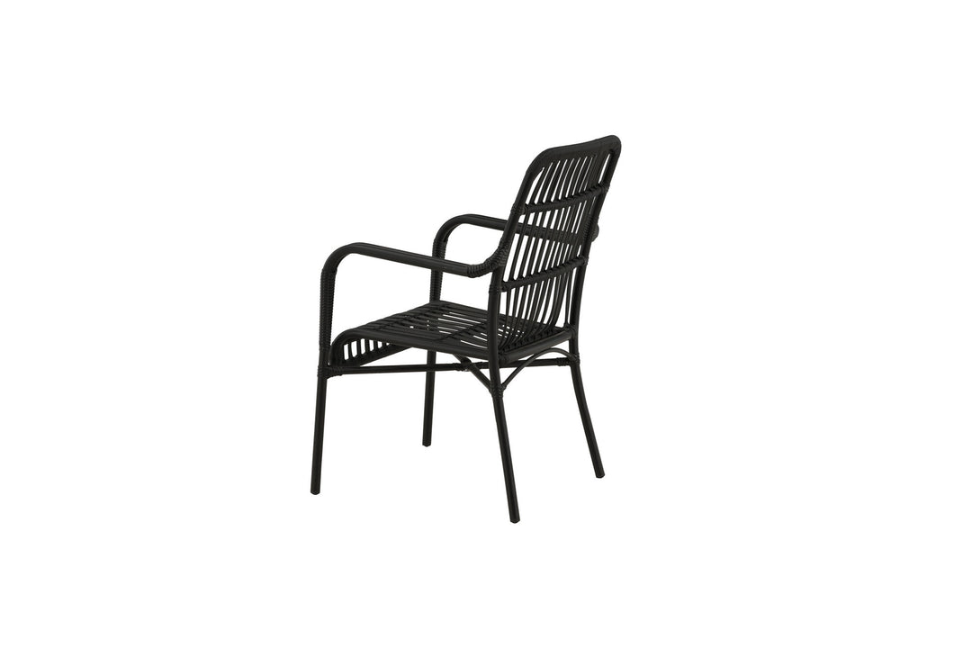 Venture Home Rizal Loungechair Alumnium - Black /
