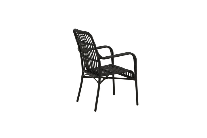 Venture Home Rizal Loungechair Alumnium - Black /