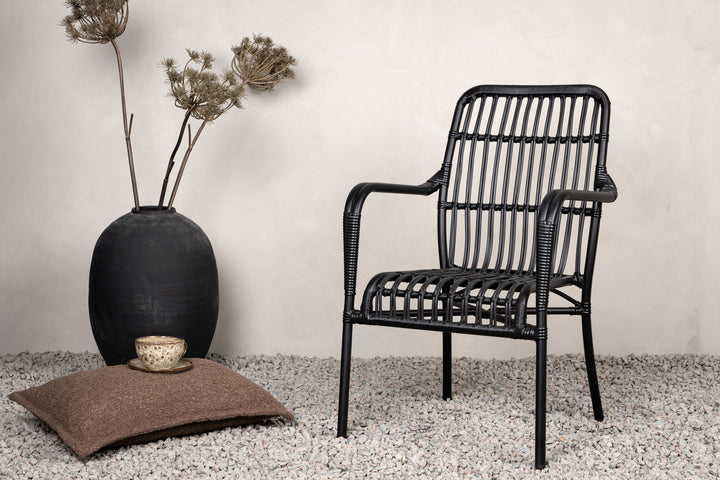 Venture Home Rizal Loungechair Alumnium - Black /