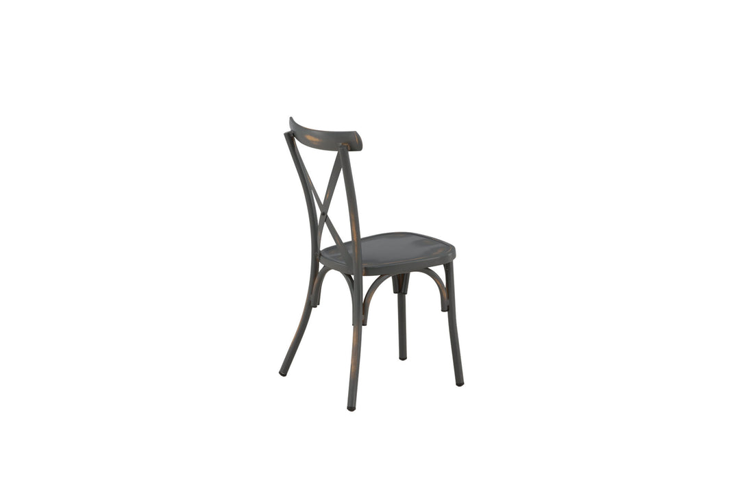 Venture Home Tablas Diningchair 2-pack Aluminium - Black /