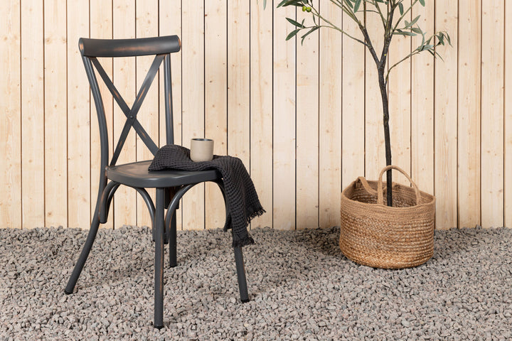 Venture Home Tablas Diningchair 2-pack Aluminium - Black /