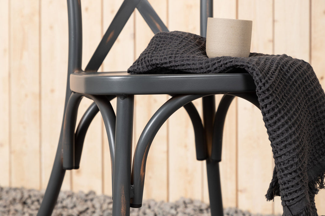 Venture Home Tablas Diningchair 2-pack Aluminium - Black /