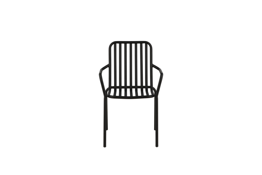 Venture Home Peking Diningchair 2-pack Aluminum - Black /