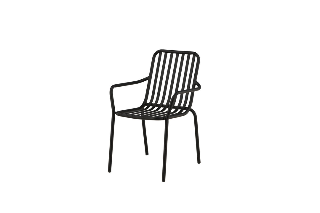 Venture Home Peking Diningchair 2-pack Aluminum - Black /