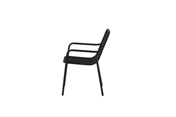 Venture Home Peking Diningchair 2-pack Aluminum - Black /