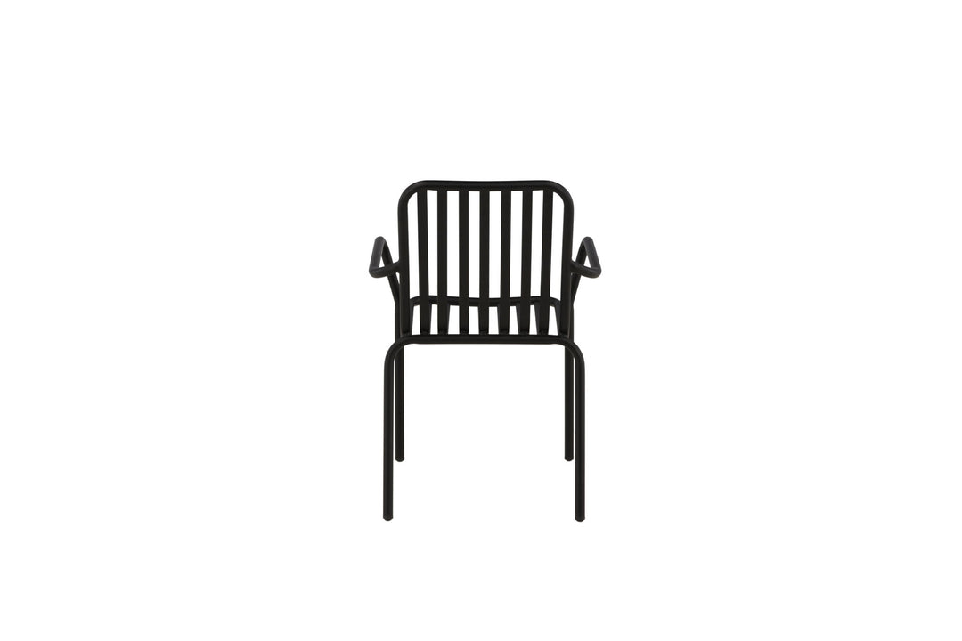 Venture Home Peking Diningchair 2-pack Aluminum - Black /