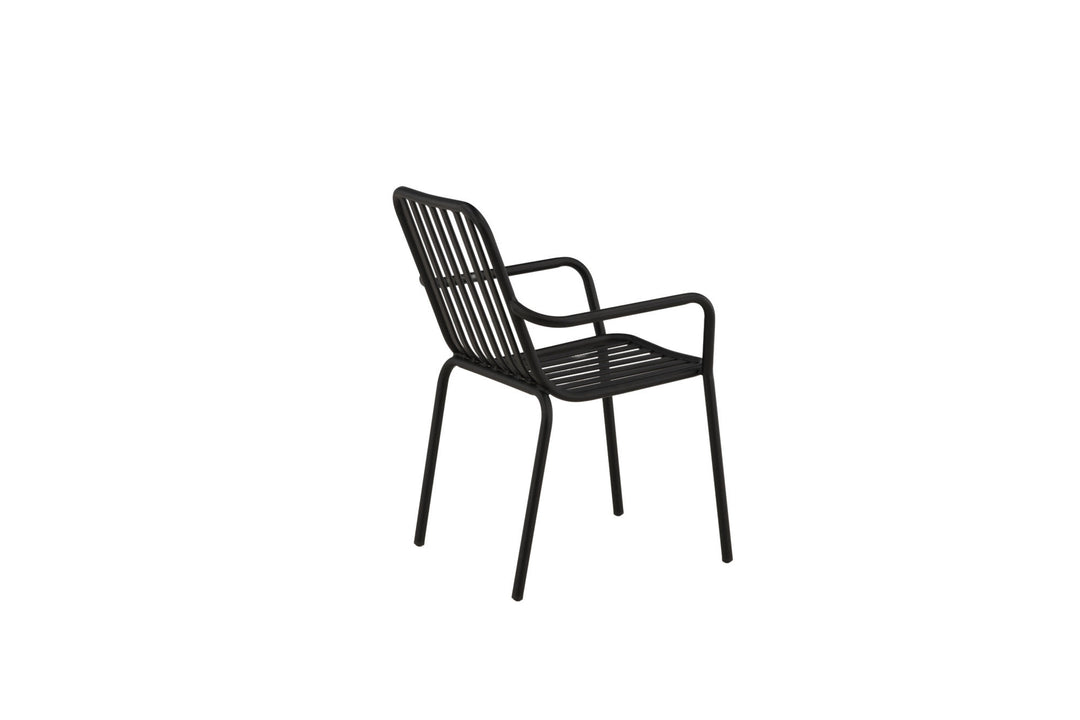 Venture Home Peking Diningchair 2-pack Aluminum - Black /