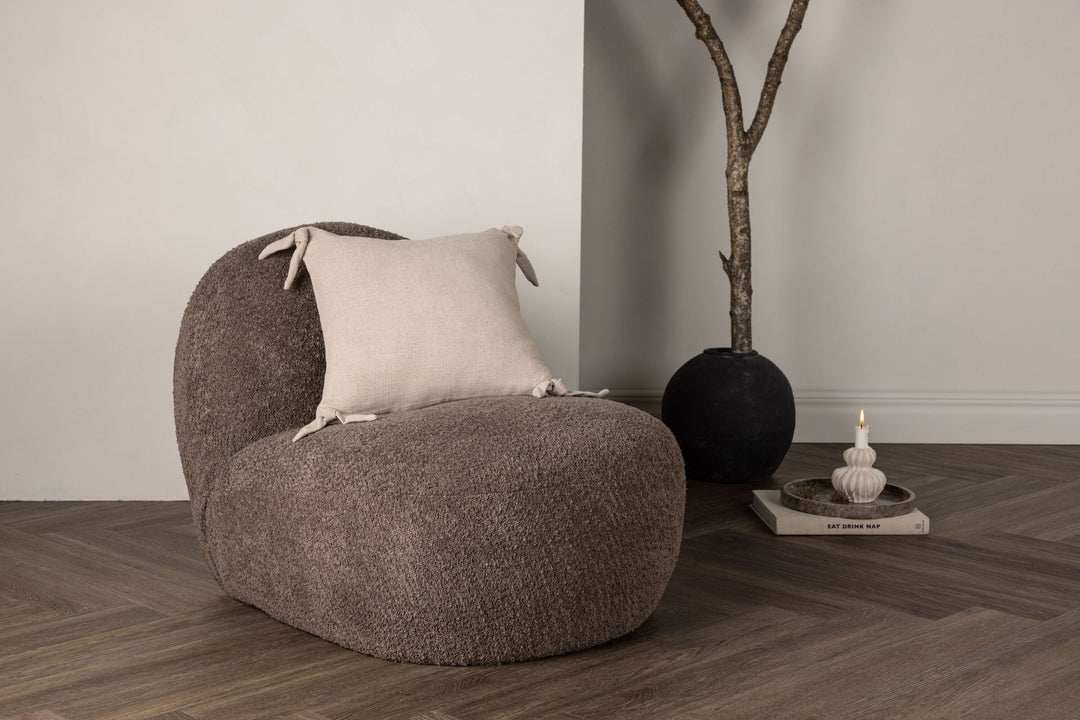 Venture Home Nora Cushion Cover Linen Viscouse - Beige 40x40